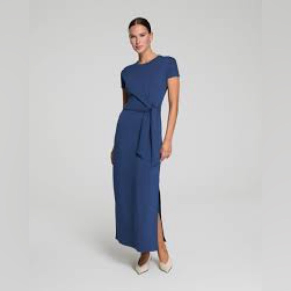 NWT Spanx Tie-Waist Maxi Dress - Picture 1 of 7